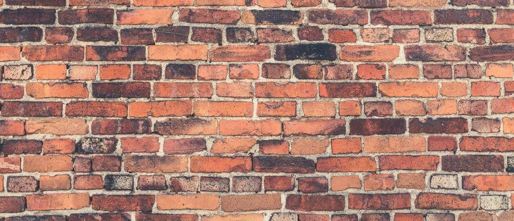 brick wall blocking sight